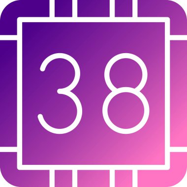 Takvim simgesinin vektör illüstrasyonu