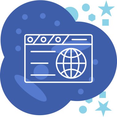 Web tarayıcı penceresi simge