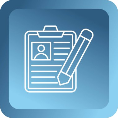 Belge simgesinin vektör illüstrasyonu