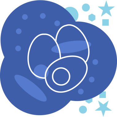 Bulut. Web simgesi basit illüstrasyon