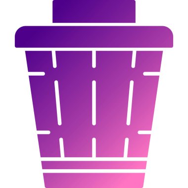 Geri dönüşüm. Web simgesi basit illüstrasyon