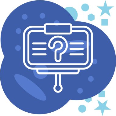 Soru işareti vektör illüstrasyonu