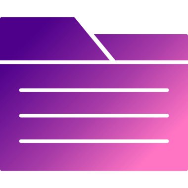 belge simgesi vektör illüstrasyonu