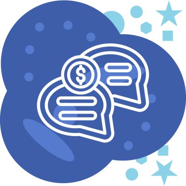 Bulut simgesi vektör illüstrasyonu