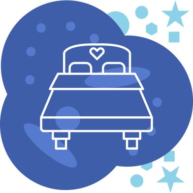 bir trenin modern vektör illüstrasyonu