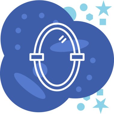 Ay. Web simgesi basit illüstrasyon