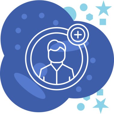 avatar erkek profil simgesi - özet biçimi