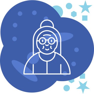 Maskeli ve eşarplı bir adamın vektör çizimi