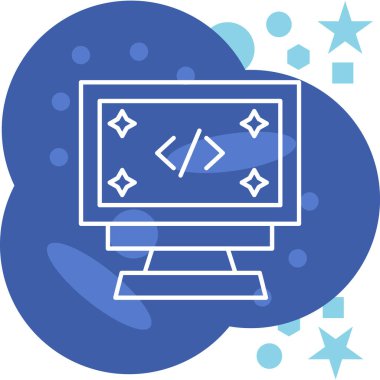 bulut teknoloji simge vektör çizim