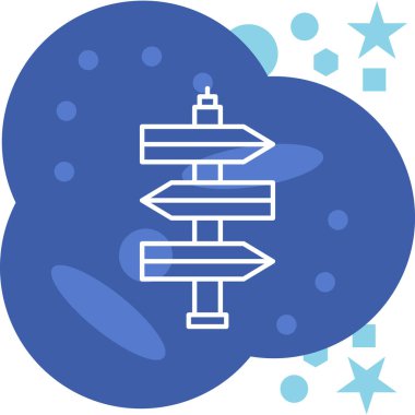 Uydu. Web simgesi basit illüstrasyon