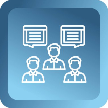 İletişim kavramının basit simgesi