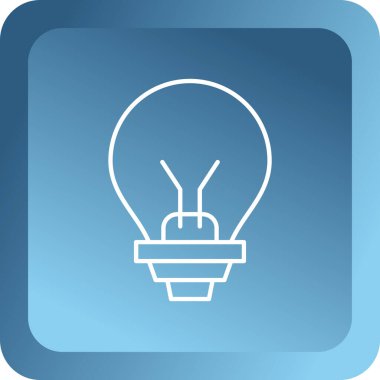 Ampul Ağı simgesi. Fikir, kavram