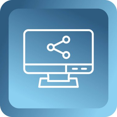 ekran vektör simgesini izle