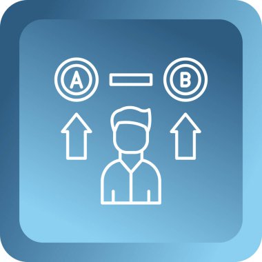 İş ve finans ikonu parasının vektör illüstrasyonu