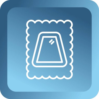 Modern b 'nin vektör illüstrasyonu eksik simgesi