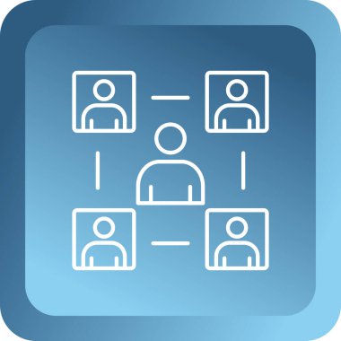 seo modern simgesinin vektör illüstrasyonu