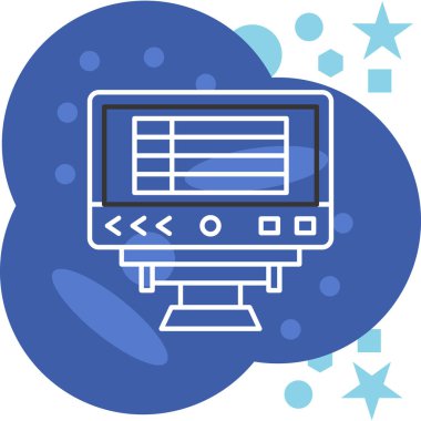 Ağ simgesi. vektör illüstrasyonu