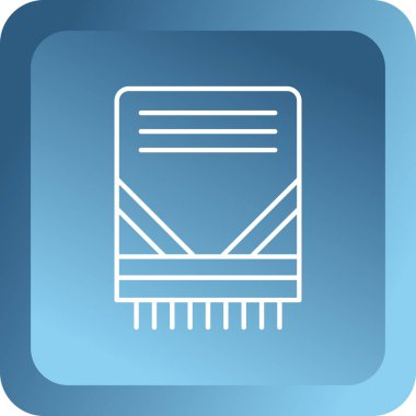 Elektronik panonun simgesi. düz tasarım biçimi