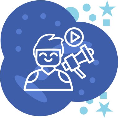 Moda tarzında izole edilmiş arkaplan simgesi