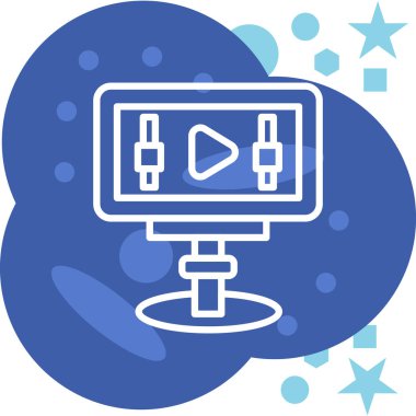 seo modern simgesinin vektör illüstrasyonu