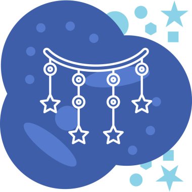 Bulut simgesinin vektör modern illüstrasyonu