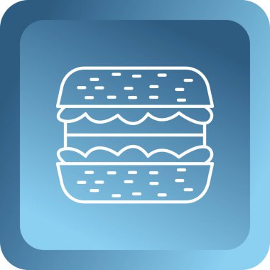 Fırın simgesinin vektör illüstrasyonu