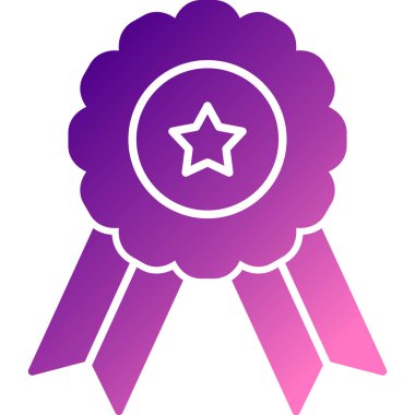 Rozet Simgesi Moda Biçiminde İzole Arkaplan