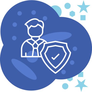 Modern simgenin vektör illüstrasyonu