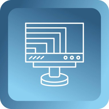 seo modern simgesinin vektör illüstrasyonu