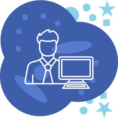 Bulut. Web simgesi basit illüstrasyon