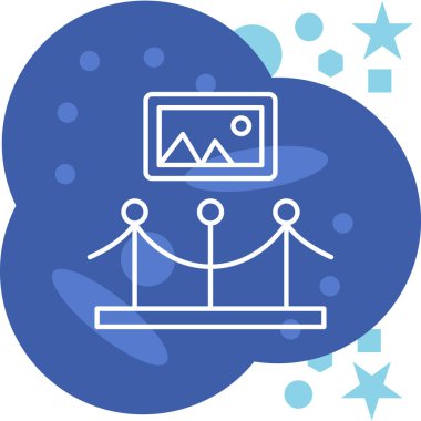 Bir bilgisayar ekranının vektör illüstrasyonu