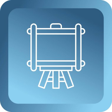 Bir tripodun simgesi, sehpa