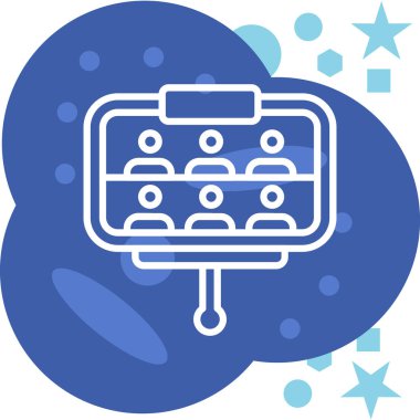 Bir takvim simgesinin vektör illüstrasyonuName