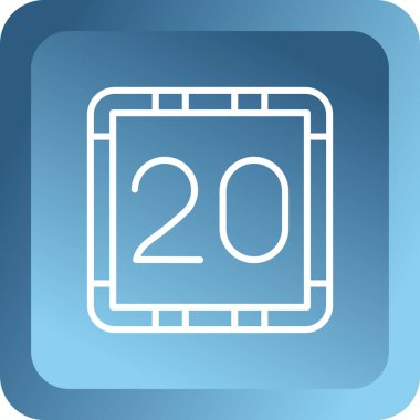 Takvim simgesi, vektör illüstrasyonu basit tasarım