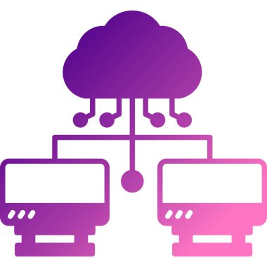 Bulut hesaplama. Web simgesi