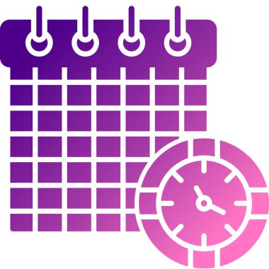 Takvim. Web simgesi basit tasarım