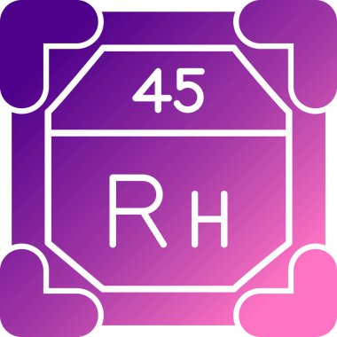 Mor simgenin vektör illüstrasyonu