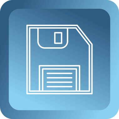 klasör simgesi. Web tasarımı için basit dizin vektör simgeleri çizimi