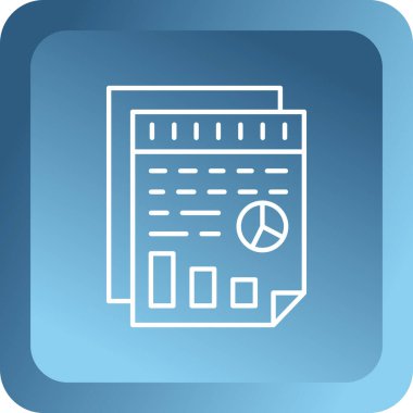 Web simgesi. Notun vektör çizimi