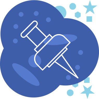 Roket. Web simgesi basit illüstrasyon