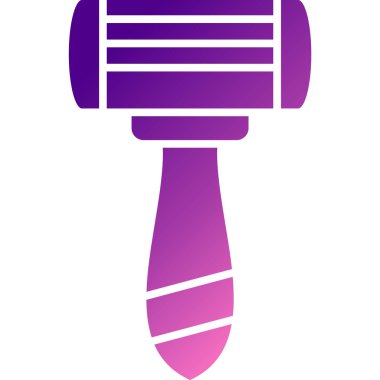 Çekiç ikonu vektör illüstrasyonu