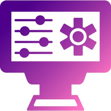 veri analiz simgesi. Basit resimleme