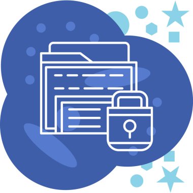 Bulut formunda bir kitabın vektör simgesi.