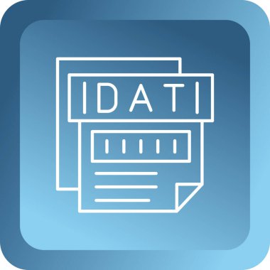 dosya biçimi simgesi, vektör illüstrasyonu