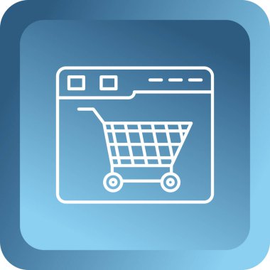 Alışveriş arabası. Basit tasarım