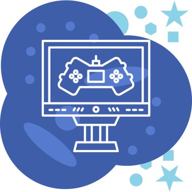 oyun simgesi, modern illüstrasyon