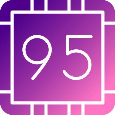 9 numara simgesini izole.