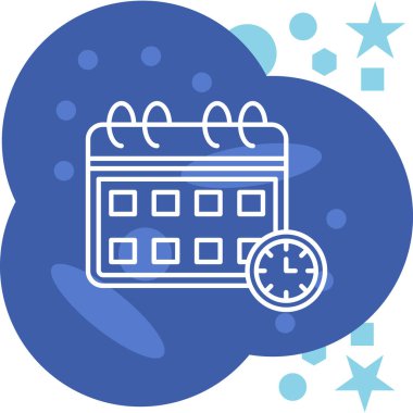 Vektör illüstrasyonu, simge ögesi arkaplanı