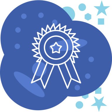 Ödül Rozeti. Basit tasarım