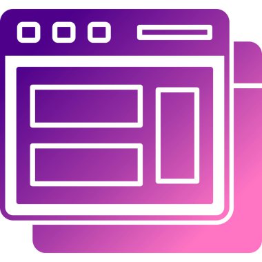 Akıllı telefon simgesine sahip renkli dizüstü bilgisayar beyaz arkaplanda izole edildi. Kablosuz ağlı şeylerin interneti. Gradyan daire dinamik düğmesi. vektör illüstrasyonu